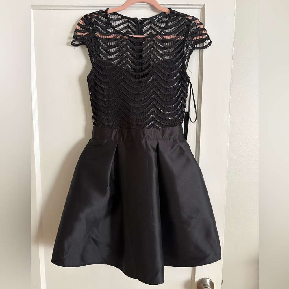 Lulus Black Sequin Dress